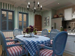 Familie - Küche - Restaurant 215 3D Modell