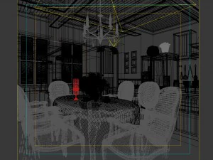 family - kitchen - restaurant 215 3D Model