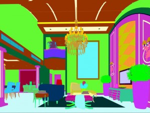 family - kitchen - restaurant 222 3D Model