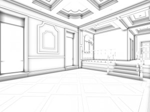 family - kitchen - restaurant 223 3D-Modell