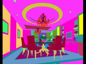 family - kitchen - restaurant 225 3D Model