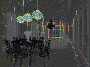 family - kitchen - restaurant 227 3D-Modell