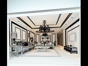 family - kitchen - restaurant 232 Modelo 3D