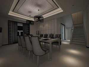 family - kitchen - restaurant 236 3D Model