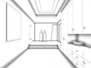 family - kitchen - restaurant 236 3D Model