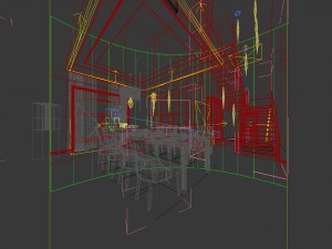 family - kitchen - restaurant 236 Modelo 3D