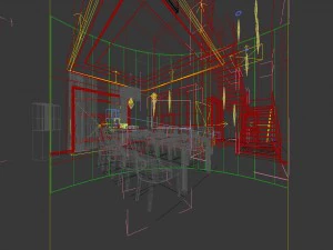 family - kitchen - restaurant 236 3D Model