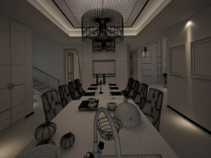 family - kitchen - restaurant 236 3D Model