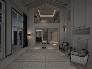 family - kitchen - restaurant 236 3D Model