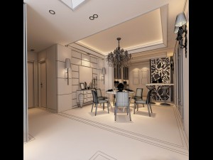 family - kitchen - restaurant 237 3D Модель