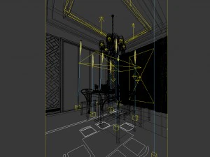 family - kitchen - restaurant 238 3D Model