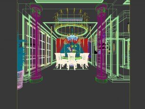 family - kitchen - restaurant 241 3D Model