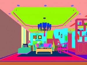 family - kitchen - restaurant 242 3D Модель