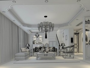 family - kitchen - restaurant 242 3D Модель