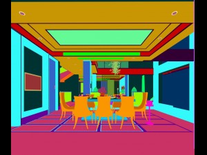 family - kitchen - restaurant 243 3D Модель