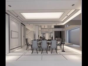 family - kitchen - restaurant 243 3D Модель