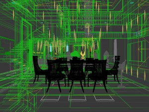 family - kitchen - restaurant 243 3D Модель
