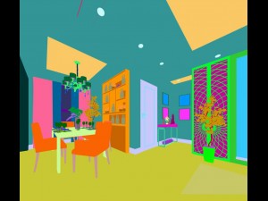 family - kitchen - restaurant 245 3D Model