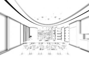 family - kitchen - restaurant 251 3D-Modell
