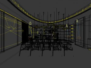 family - kitchen - restaurant 251 3D Model