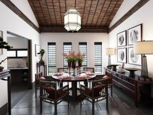 familia - cocina - restaurante 252 Modelo 3D