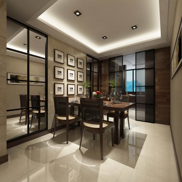 family - kitchen - restaurant 256 3D 모델 .c4d .max .obj .3ds .fbx .stl .blend 