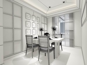 family - kitchen - restaurant 256 3D 모델