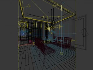 family - kitchen - restaurant 257 3D Model