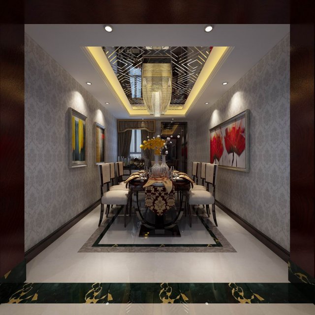 family - kitchen - restaurant 259 3D मॉडल .c4d .max .obj .3ds .fbx .stl .blend