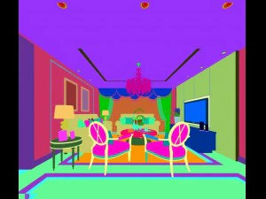 family - kitchen - restaurant 259 3D Model