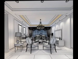 family - kitchen - restaurant 259 3D Model