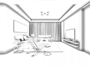 family - kitchen - restaurant 260 3D Model