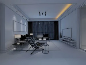 family - kitchen - restaurant 260 3D Model