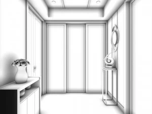 family - kitchen - restaurant 260 3D Model