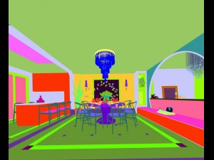 family - kitchen - restaurant 261 3D Model