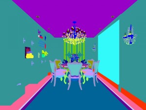 family - kitchen - restaurant 262 3D-Modell