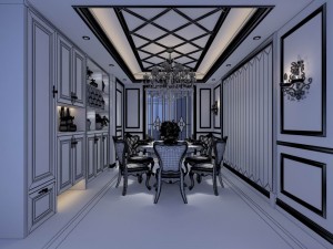 family - kitchen - restaurant 262 3D-Modell