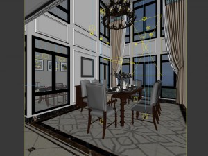 family - kitchen - restaurant 264 3D Model