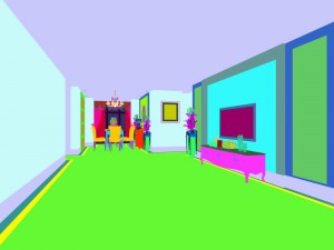 family - kitchen - restaurant 267 3D-Modell