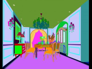 family - kitchen - restaurant 274 3D 모델