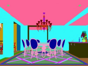 family - kitchen - restaurant 275 3D Модель