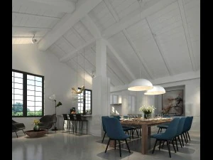 famiglia - cucina - ristorante 277 Modello 3D