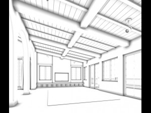 family - kitchen - restaurant 277 3D-Modell