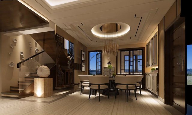 family - kitchen - restaurant 281 3D Modell .c4d .max .obj .3ds .fbx .stl .blend 