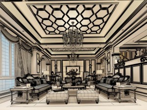 family - kitchen - restaurant 282 3D Model
