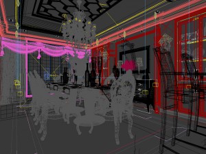 family - kitchen - restaurant 282 3D Model