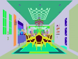 family - kitchen - restaurant 282 3D Model