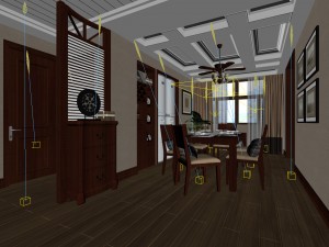 family - kitchen - restaurant 283 Modelo 3D