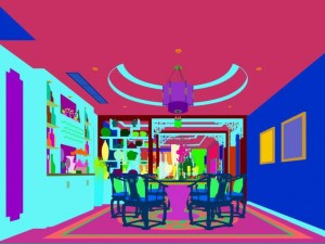family - kitchen - restaurant 284 Modèle 3D