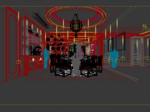 family - kitchen - restaurant 284 Modèle 3D
